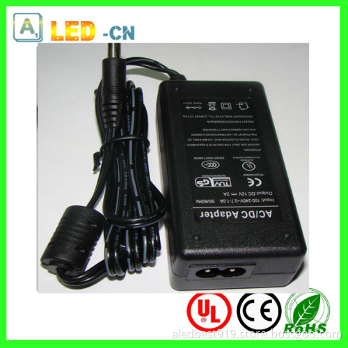 12V/24V 24W AC/DC LED Adapter